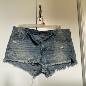 Abercrombie Jean Shorts - low rise